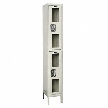 HALLOWELL Lckr 2x1Lckr Tan 78 x12 x18 UnAssm, 4VEY3