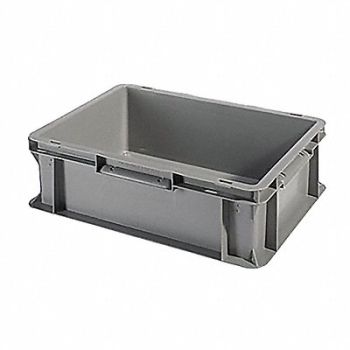 SSI SCHAEFER Straight Wall Ctr Gray Solid PP, 4VL80