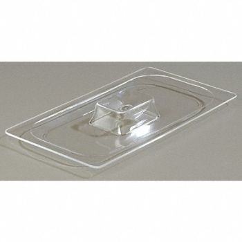 CARLISLE Third Size Food Lid Clear PK2, 4VML7