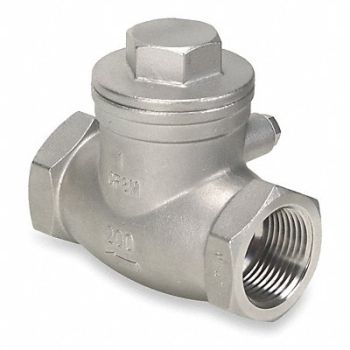 GRAINGER APPROVED Swing Check Valve 316 SS 3 FNPT, 4VMU7