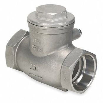 GRAINGER APPROVED Swing Check Valve 316 SS 2 FNPT, 4VMV6