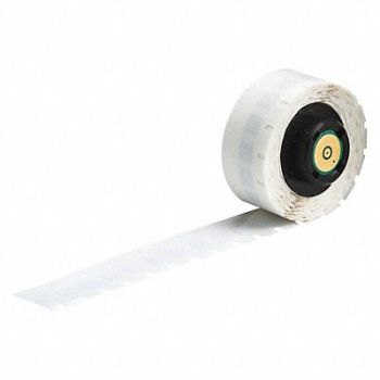BRADY Label White Polyester PK750, 4VR07