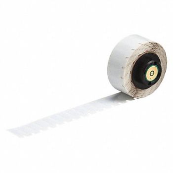 BRADY Label White Polyester PK750, 4VT23