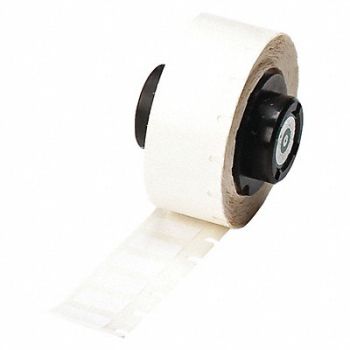 BRADY Label White Polyester PK750, 4VT24