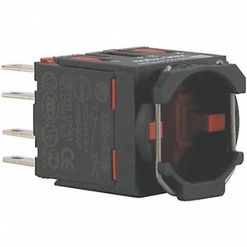 SCHNEIDER ELECTRIC Contact Block 2NC Slow Break 16mm, 4VW84