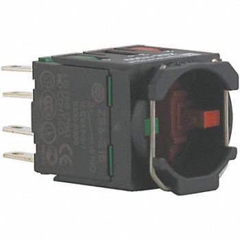 SCHNEIDER ELECTRIC Contact Block 1NO/1NC Slow Break 16mm, 4VW85