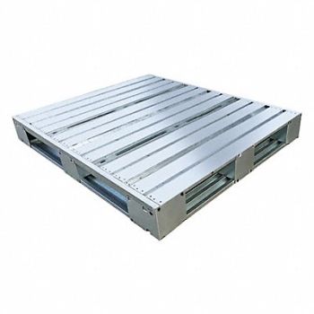 GRAINGER APPROVED Pallet 10 000 lb 48 in L Galvanized, 4VYH3
