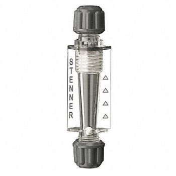 Flow Indicator 1/4in PP PVC ForStenner, 4VZG8
