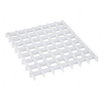POLYMERSHAPES Light Panel Parabolic 4 ft L PK5, 4VZJ1