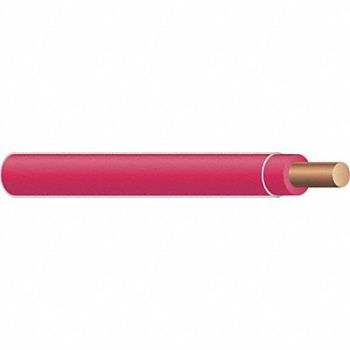SOUTHWIRE Building Wire 12AWG THHN Sld Red 500ft, 4W194