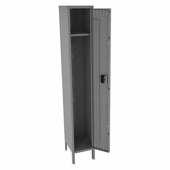 TENNSCO F0410 Lckr 1x1Lckr Gray 78 x12 x15 UnAssm, 4W251