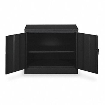 TENNSCO Shelving Cabinet 30 H 36 W Black, 4W297