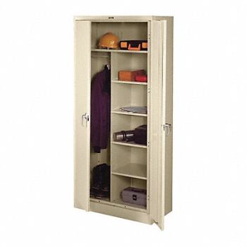 TENNSCO Storage Cabinet 78 x36 x24 Sand 5Shlv, 4W541