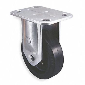 GRAINGER APPROVED Kingpinless Plate Caster Rigid 1200 lb., 4W686