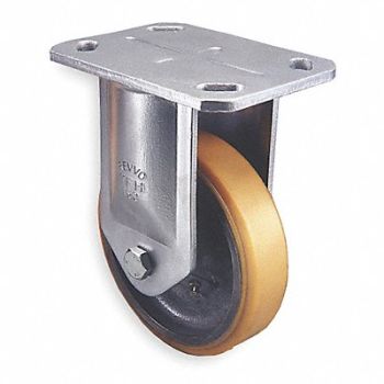 GRAINGER APPROVED Kingpinless Plate Caster Rigid 1600 lb., 4W680