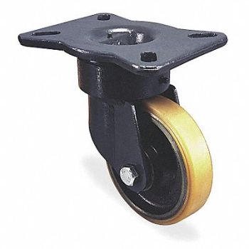 GRAINGER APPROVED Kingpinless Plate Caster Swivel 1600 lb., 4W702