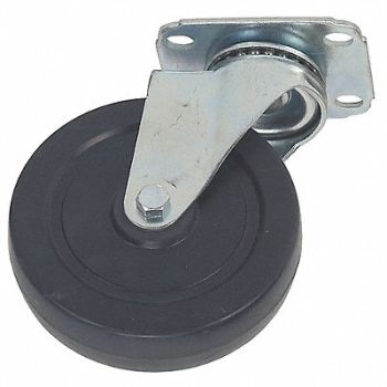 GRAINGER APPROVED NSF-Listed Plate Caster Swivel 200 lb., 4W907