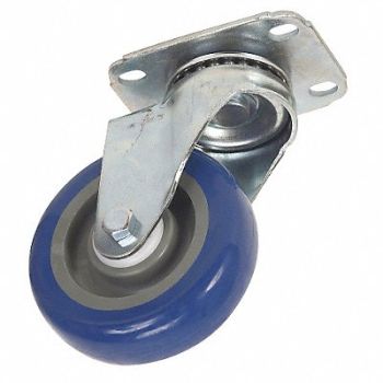 GRAINGER APPROVED NSF-Listed Plate Caster Swivel 250 lb., 1G097