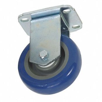 GRAINGER APPROVED NSF-Listed Plate Caster Rigid 250 lb., 1G100