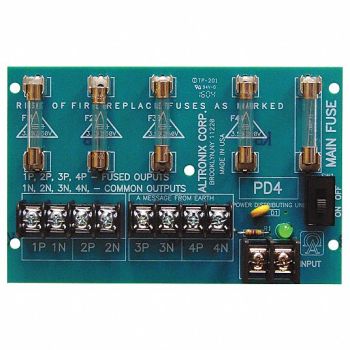 ALTRONIX Power Dist Module 4 Output Fuse, 4WAJ2