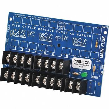 ALTRONIX Power Dist Module 8 Output PTC, 4WAJ9