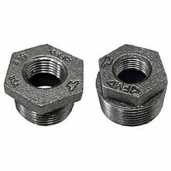ANVIL Hex Bushing Steel 1/2 x 1/4 in NPT, 4WJK1