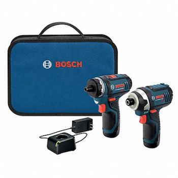 BOSCH Cordless Combination Kit 2 Tools 12V DC, 4WLH7