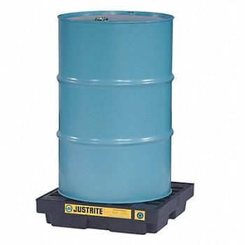 JUSTRITE Drum Spill Cntnmnt Pallet 1 Drum 1250 lb, 4WLV9