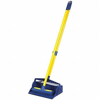 NOVUS PRODUCTS Lobby Broom and Dust Pan 37 in Handle L, 4WLX9