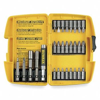 DEWALT Screwdriver Bit Set 29 Pieces 1/4 Shank, 4WM45