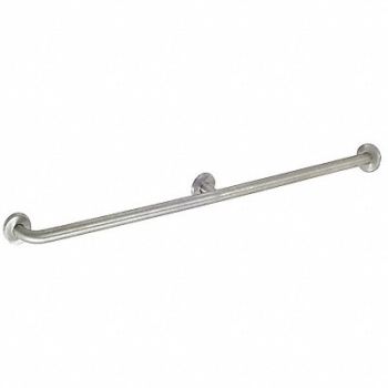 GRAINGER APPROVED Grab Bar SS Textured 48 in L, 4WMG5