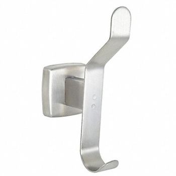 GRAINGER APPROVED Double Point Hook 2In D Satin, 4WMK9