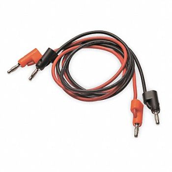 GRAINGER APPROVED Patch Cord Kit Stacking Banana Plug 40In, 4WRF6