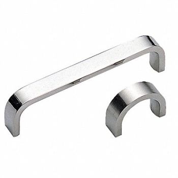 SUGATSUNE Pull Handle Polished 3-11/32 in H, 4WRR3