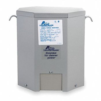ACME ELECTRIC Transformer 240/480VAC 24/48VAC 7.5kVA, 4LEK6