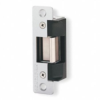 VON DUPRIN Electric Strike 12/24VDC Fail Secure, 4WY66