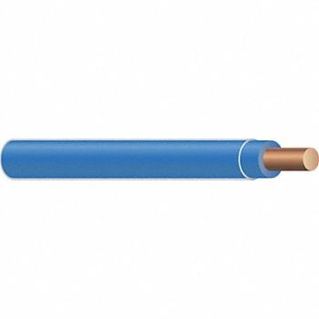 SOUTHWIRE Building Wire 14AWG THHN Sld Blu 2500ft, 4WYV1