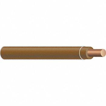 SOUTHWIRE Building Wire 14AWG THHN Sld Brn 2500ft, 4WYV3