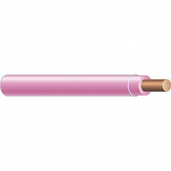 SOUTHWIRE Building Wire 14AWG THHN Sld Pnk 500ft, 4WYV9
