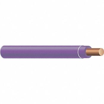 SOUTHWIRE Building Wire 12AWG THHN Sld Pur 2500ft, 4WYY2