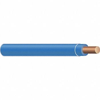 SOUTHWIRE Building Wire 12AWG THHN Sld Blu 2500ft, 4WYX5