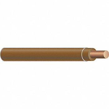 SOUTHWIRE Building Wire 12AWG THHN Sld Brn 2500ft, 4WYX7