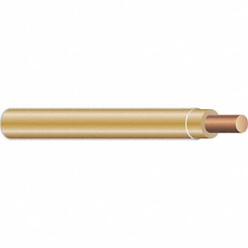 SOUTHWIRE Building Wire 12AWG THHN Sld Tan 2500ft, 4WYY3