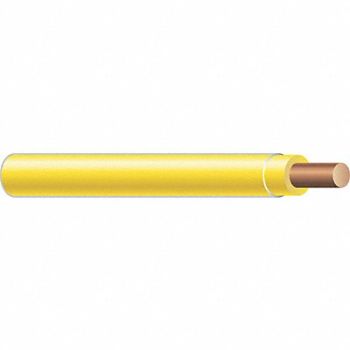 SOUTHWIRE Building Wire 10AWG THHN Sld Yel 500ft, 4WYZ3