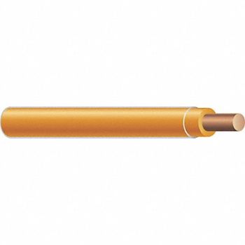 SOUTHWIRE Building Wire 10AWG THHN Sld Org 500ft, 4WYZ6