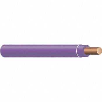 SOUTHWIRE Building Wire 10AWG THHN Sld Pur 500ft, 4WYZ9