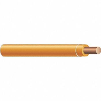 SOUTHWIRE Building Wire 10AWG THHN Sld Org 2500ft, 4WZA9
