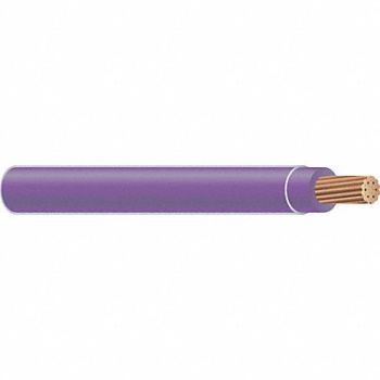 SOUTHWIRE Building Wire 14AWG THHN Str Pur 500ft, 4WZC9