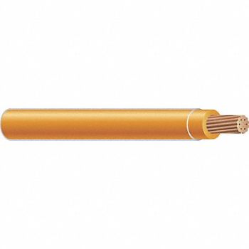 SOUTHWIRE Building Wire 14AWG THHN Str Org 2500ft, 4WZD9