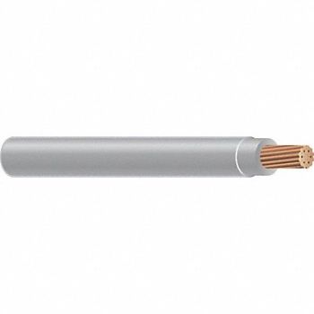 SOUTHWIRE Building Wire 12AWG THHN Str Gry 2500ft, 4WZG2